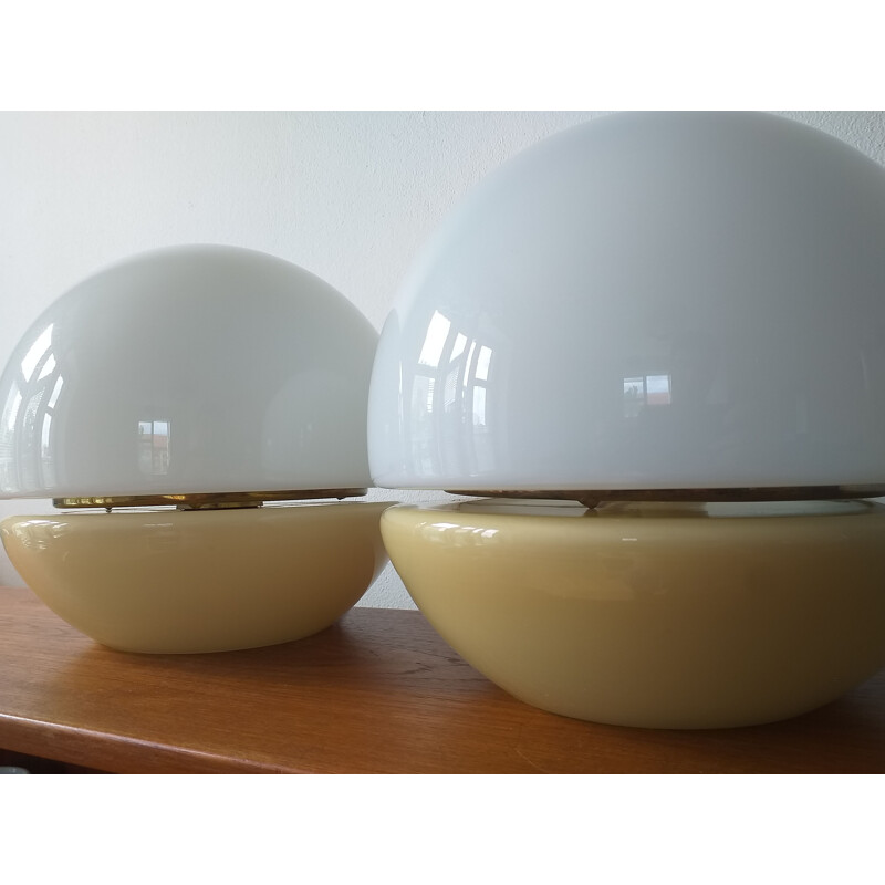 Pair of mid century table lamps, 1970s