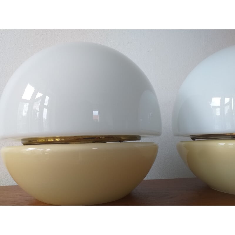 Pair of mid century table lamps, 1970s