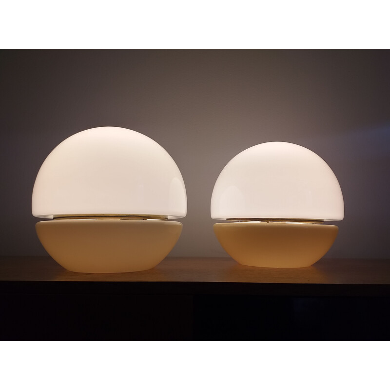 Pair of mid century table lamps, 1970s