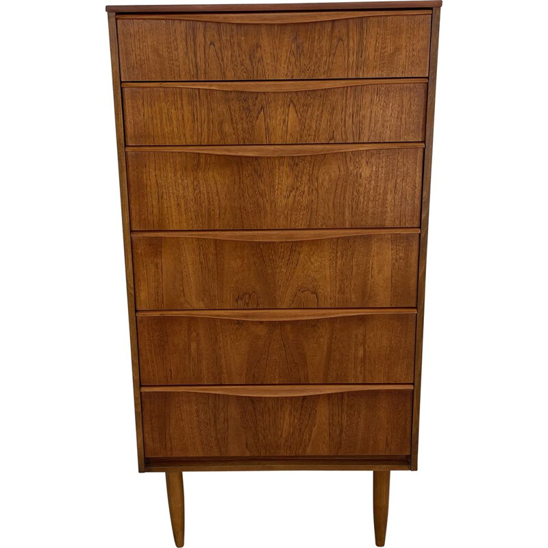 Vintage teak chest of drawers by Frank Guille for Austinsuite, England 1960s