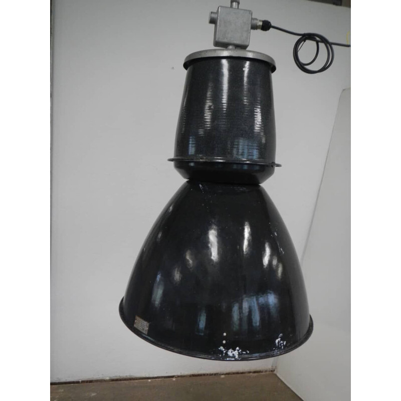Vintage lamp in industriële stijl Elektosvit, 1960