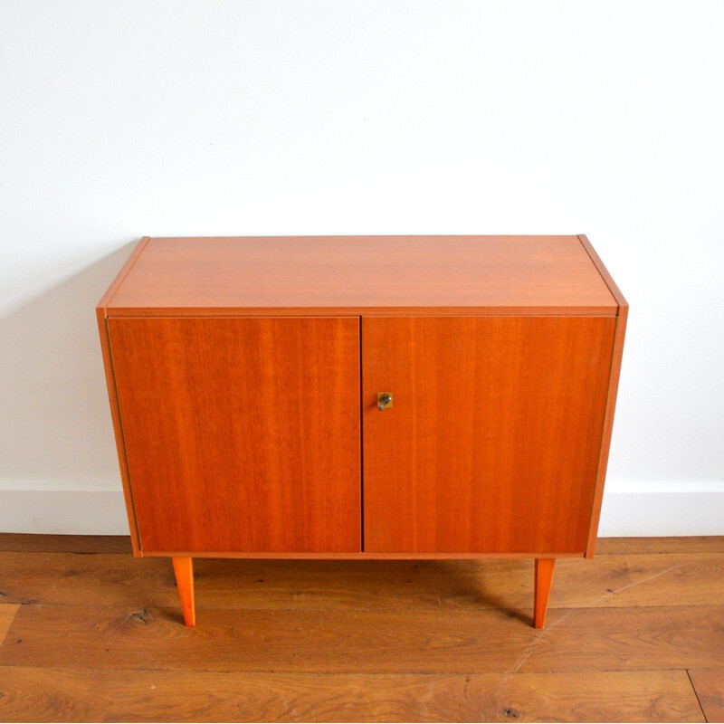 Scandinavian vintage 2 doors highboard, 1960