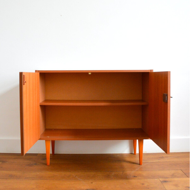 Scandinavian vintage 2 doors highboard, 1960