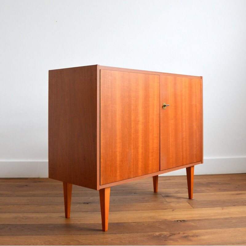 Scandinavian vintage 2 doors highboard, 1960