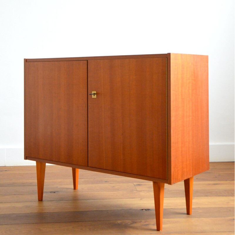 Scandinavian vintage 2 doors highboard, 1960