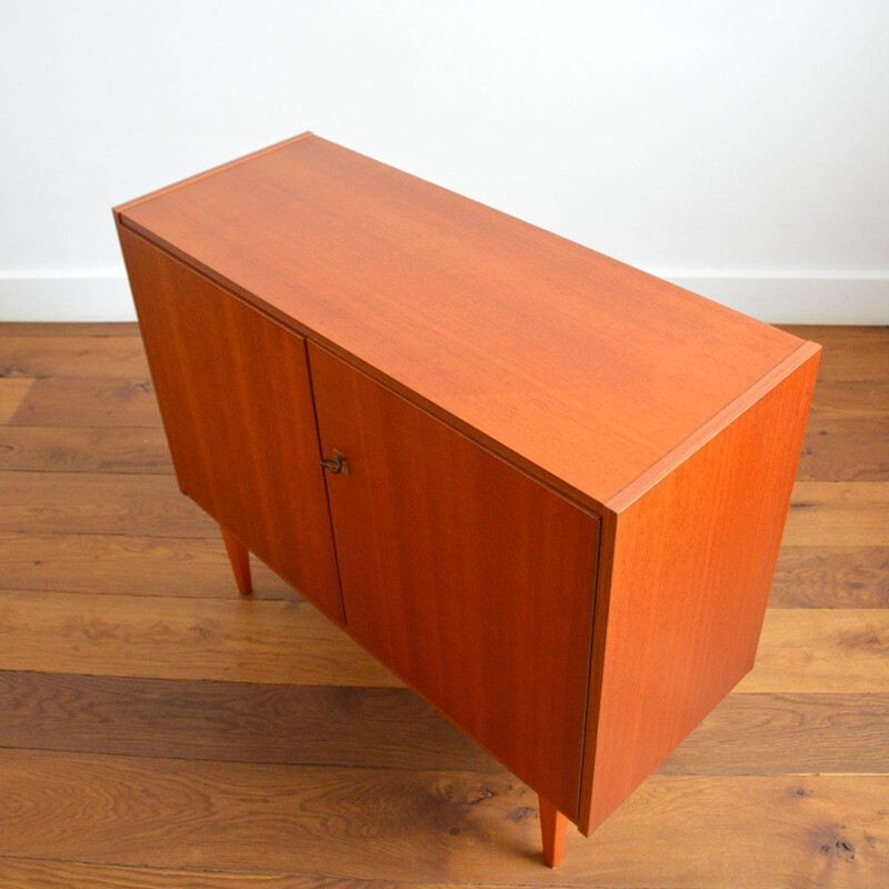 Scandinavian vintage 2 doors highboard, 1960