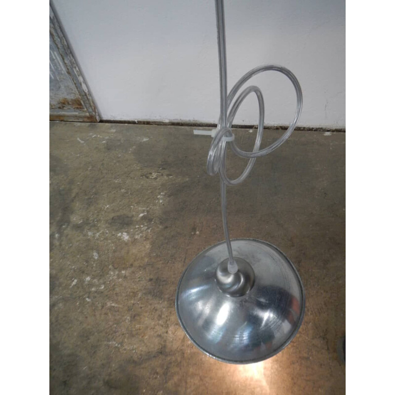 Mid century aluminum pendant lamp