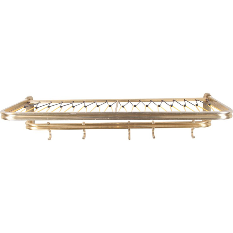 Mid century wall coat rack Hollywood Regency style, Germany 1960s