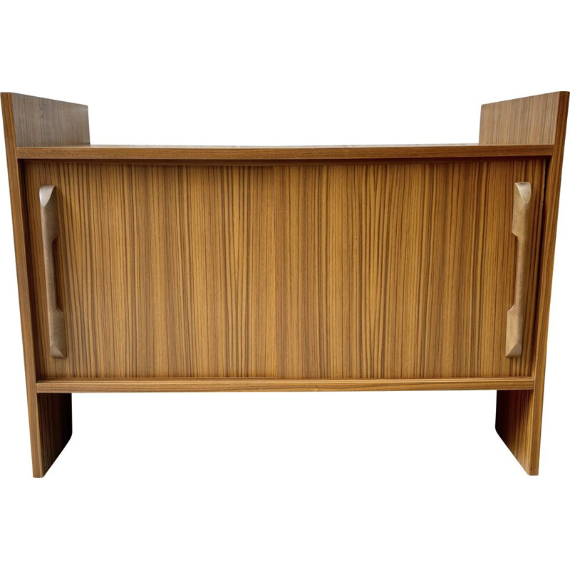 Vintage highboard with sliding doors, 1970