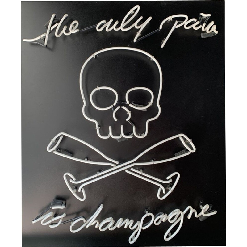 Lampe vintage "Champagne" de Maximilian Wiedemann, 2015