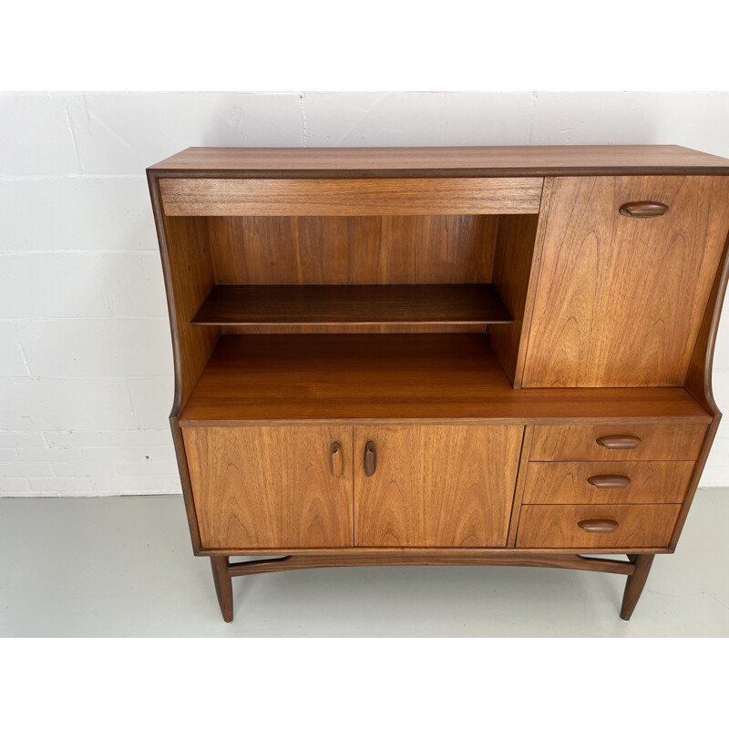 Vintage teak highboard by Kofod Larsen for G-Plan, 1960s