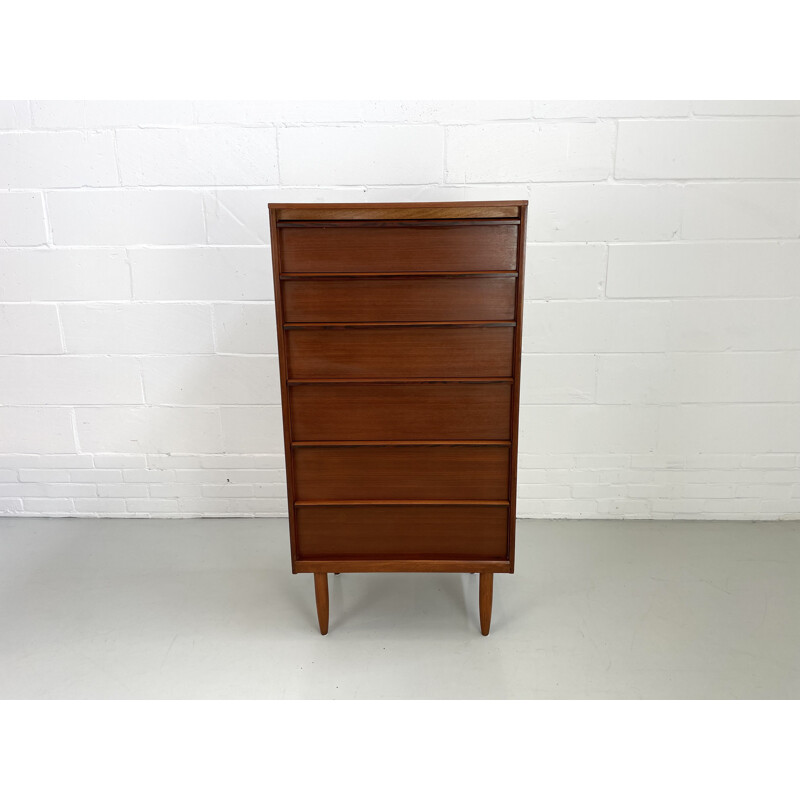 Vintage teak chest of drawers by Frank Guille for Austinsuite London, England 1960s