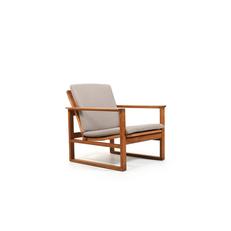 Vintage armchair model BM-254 by Børge Mogensen for Fredericia Stolefabrik, 1956s