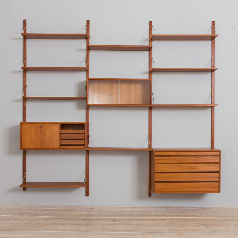 Mid-century multi-storage wall unit by Poul Cadovius, 1960