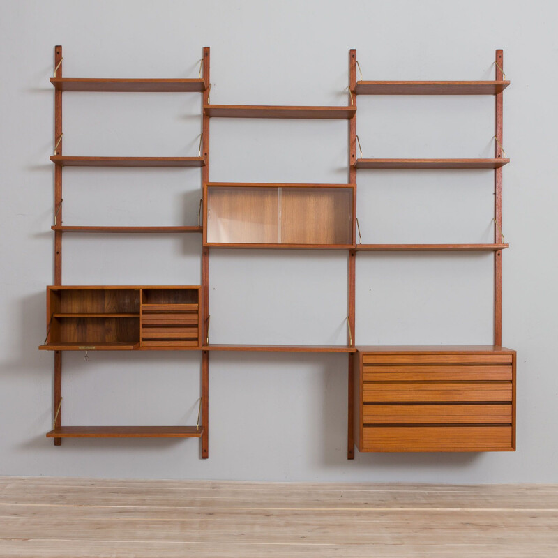 Mid-century multi-storage wall unit by Poul Cadovius, 1960