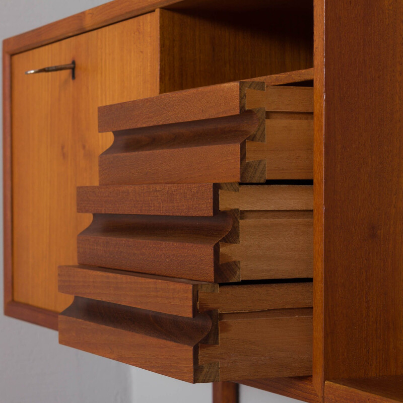 Mid-century multi-storage wall unit by Poul Cadovius, 1960