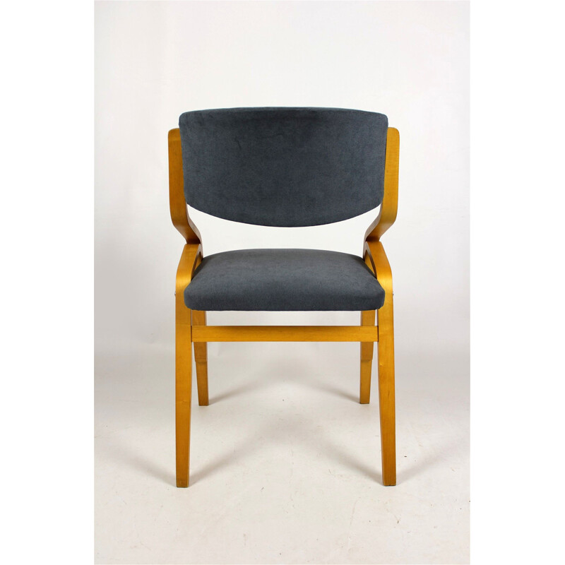 Conjunto de 4 cadeiras vintage de Drevopodnik Holesov, 1970
