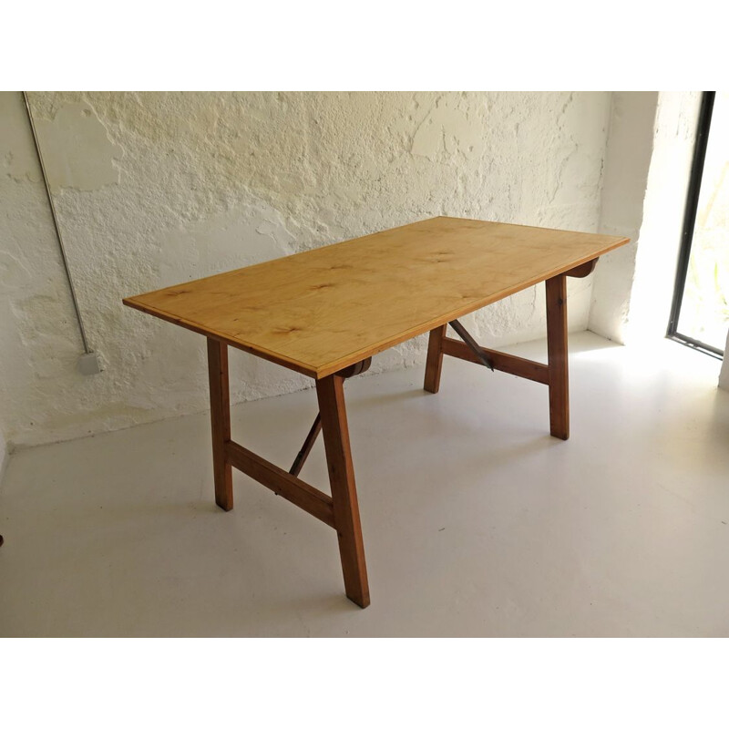 Vintage folding table, 1950s