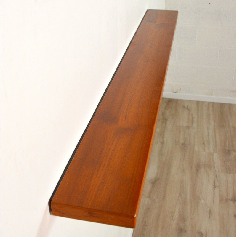 Scandinavian vintage large shelf, 1970s