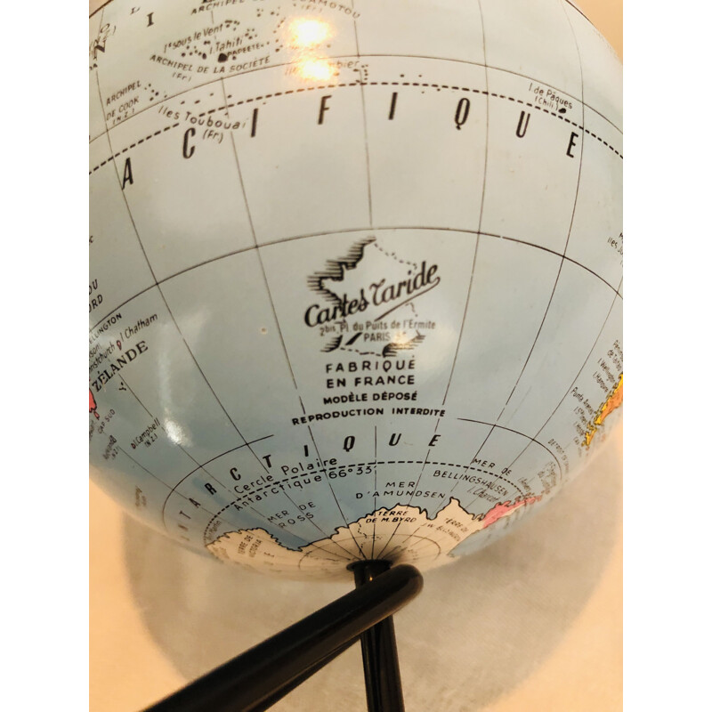 Mid century globe for Taride card