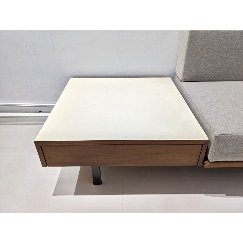 Vintage Cansado bench by Charlotte Perriand