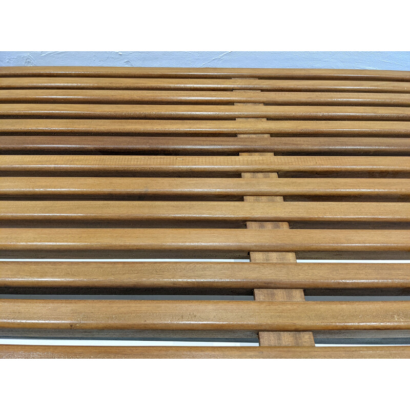 Vintage Cansado bench by Charlotte Perriand