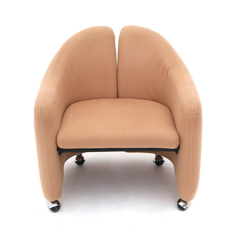 Lot de 4 fauteuils vintage PS 142 par Gerli pour Tecno 1960
