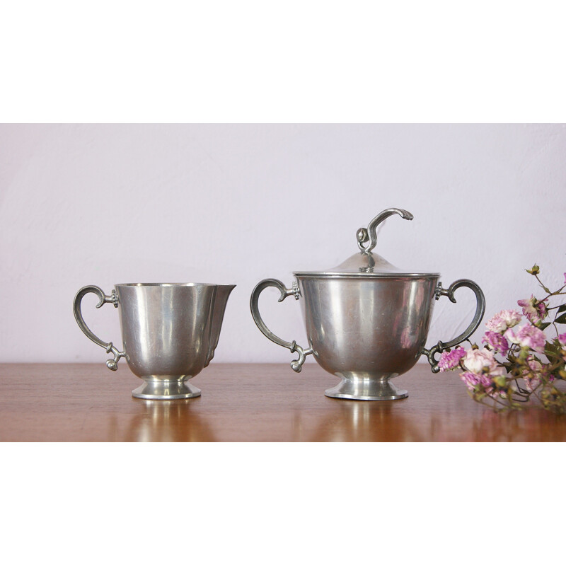 Vintage coffee set by Edvin Ollers for Schreuder and Olsson, 1920