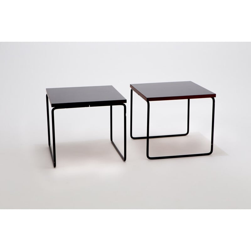 Pair of side tables, Pierre GUARICHE - 1950s