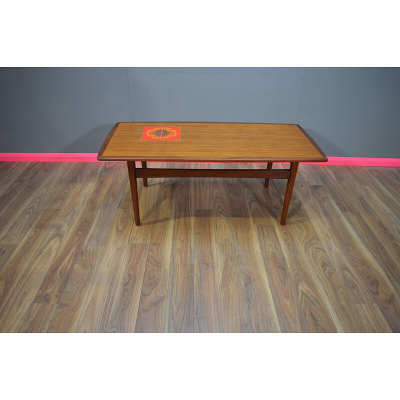 Vintage coffee table with inlaid tiles for G-Plan