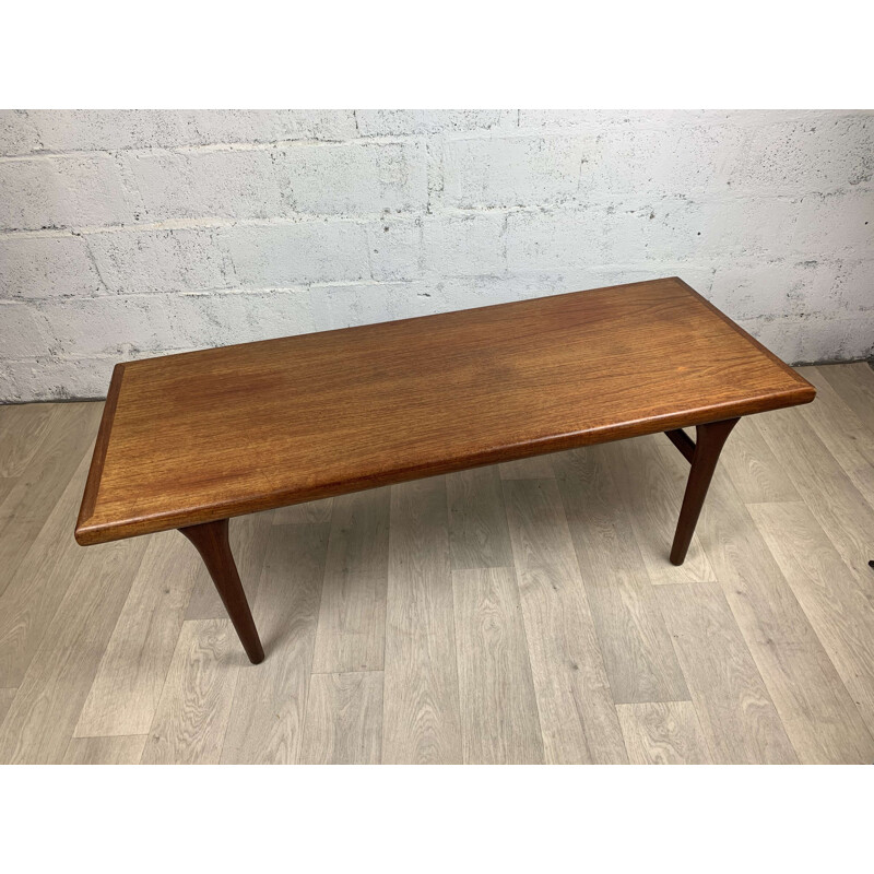 Scandinavian vintage teak coffee table, 1960s