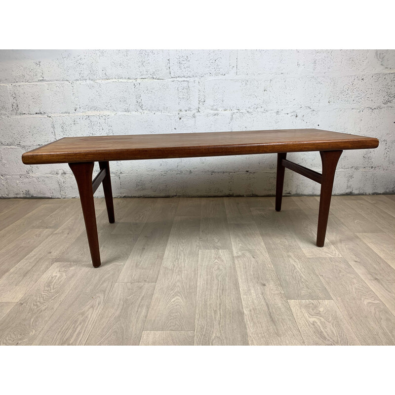 Scandinavian vintage teak coffee table, 1960s