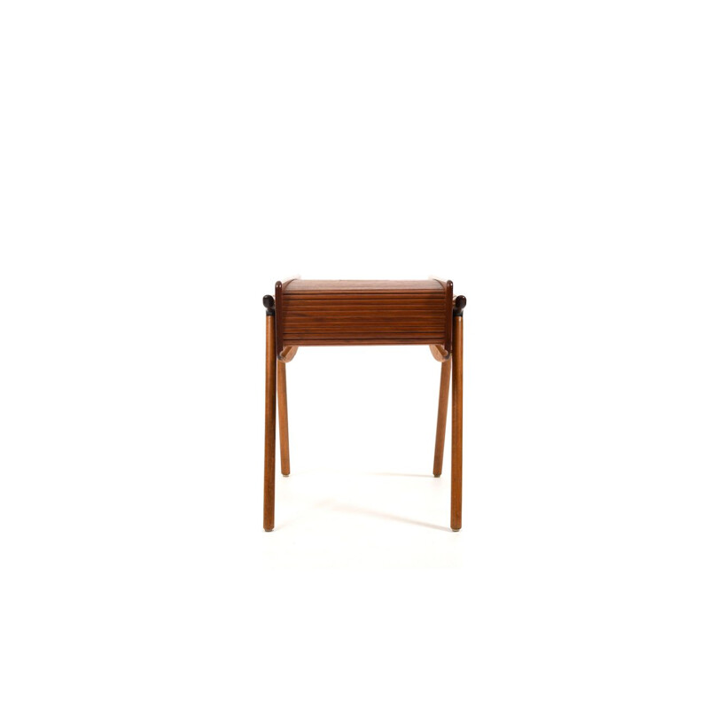 Mid-century scandinavian teak sewing table by Gjøvik Møbler, Norway 1950s