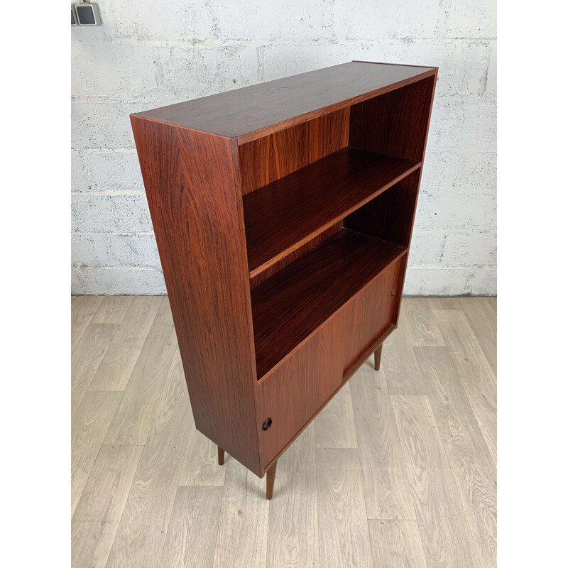 Scandinavian vintage rosewood bookcase, 1960s