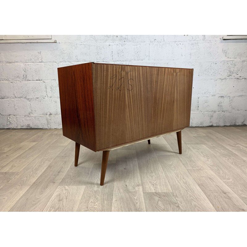 Scandinavian vintage rosewood chest of drawers, 1960