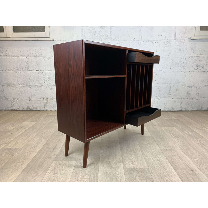 Scandinavian vintage rosewood bookcase with drawers, by Horsens Møbelfabrik, 1960s