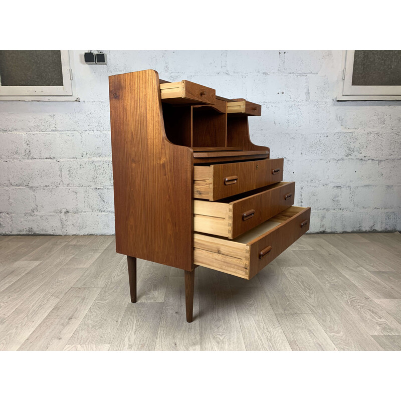 Scandinavian vintage teak desk, 1960s