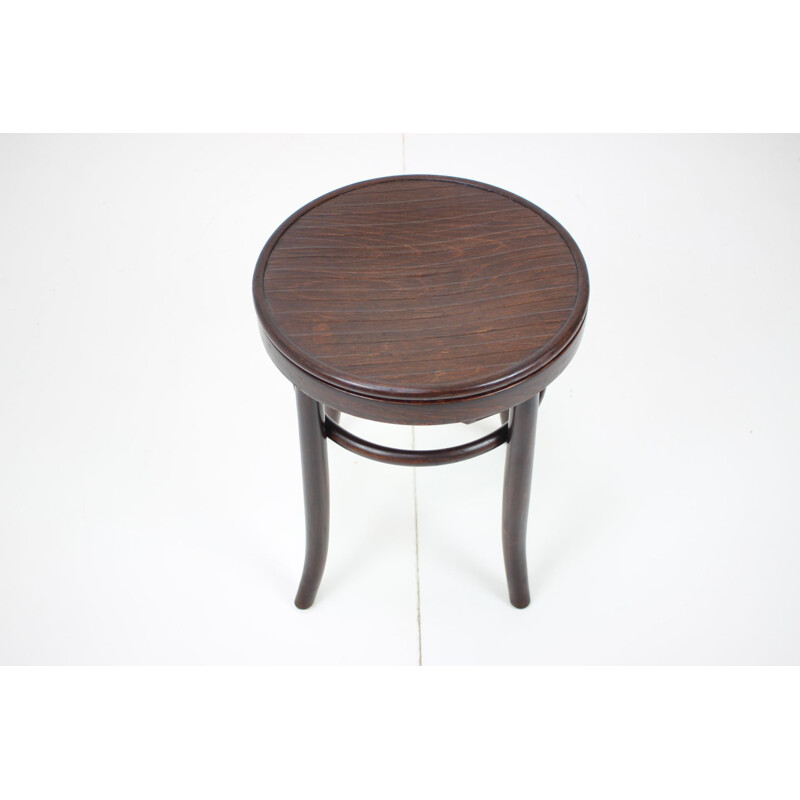 Wooden stool Fischel, Czechoslovakia 1910's