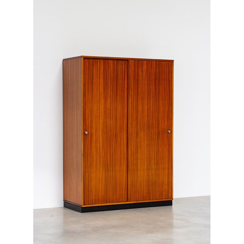  Cabinet in zebrano wood by Alfred Hendrickx for Belform, 1960s