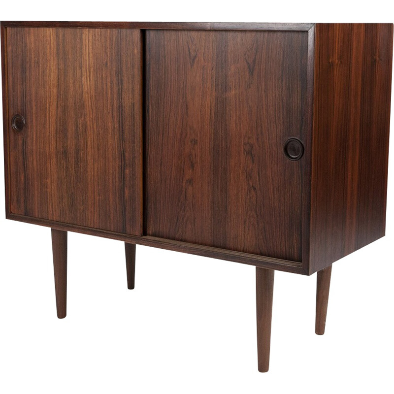 Small Scandinavian cabinet in rosewood, Kai KRISTIANSEN - 1960s