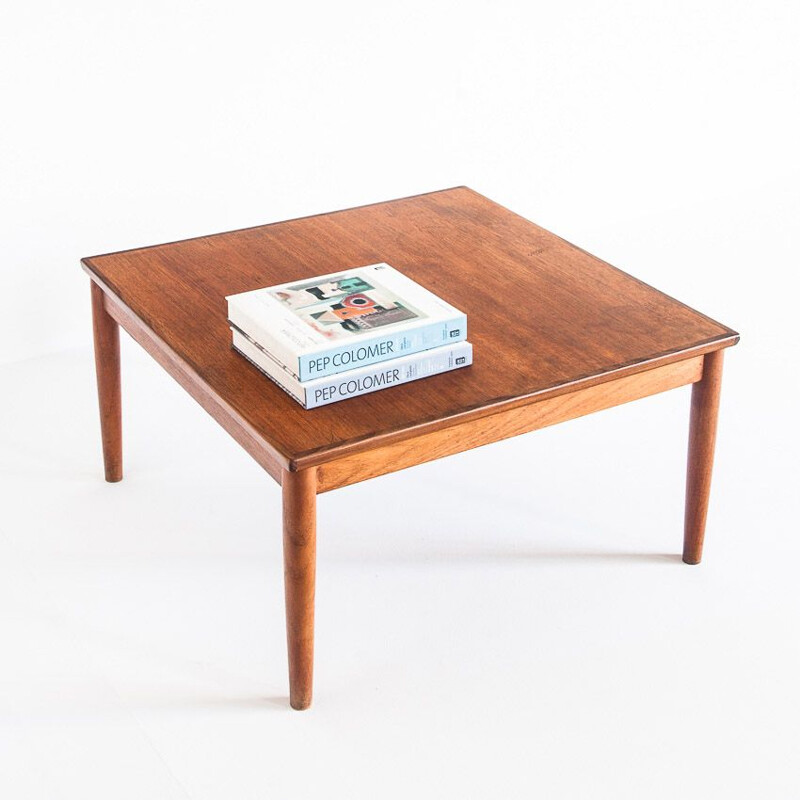 Scandinavian teak coffee table, France 1960s