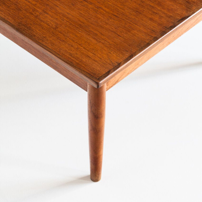 Scandinavian teak coffee table, France 1960s