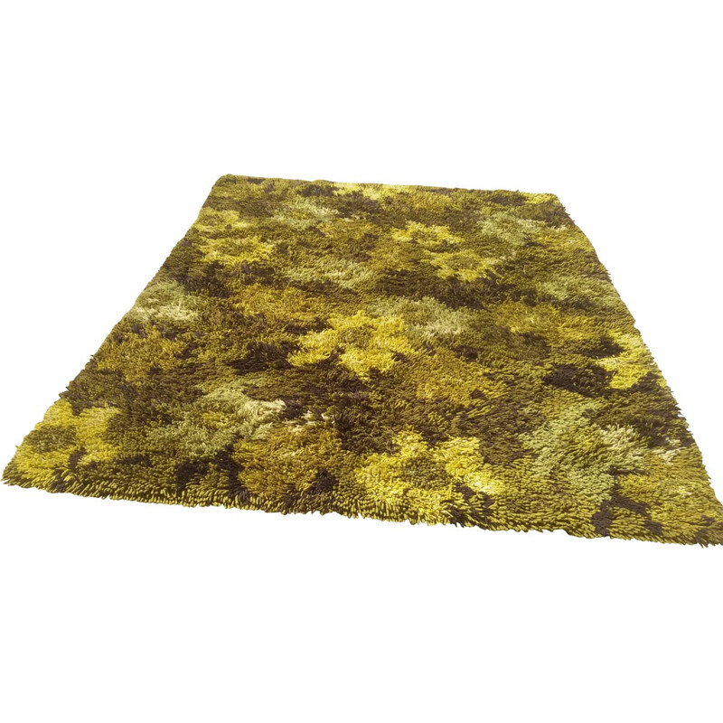 Very large vintage Coronet rug in wool - 1960s