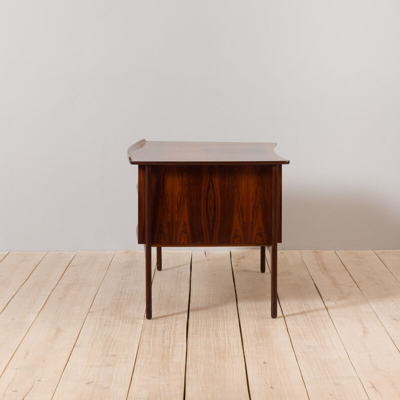 Mid-century rosewood desk by Svend Aage Madsen for H.P. Hansen, Denmark 1960s