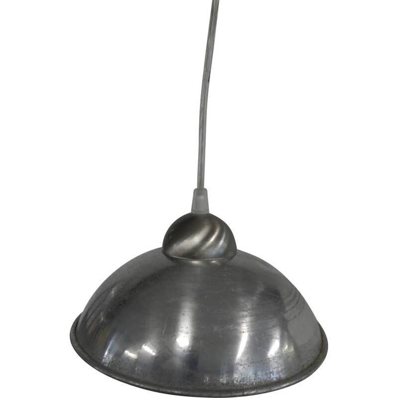Mid century aluminum pendant lamp