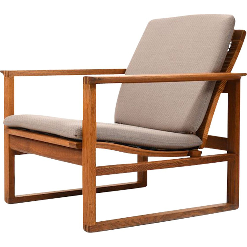 Vintage armchair model BM-254 by Børge Mogensen for Fredericia Stolefabrik, 1956s