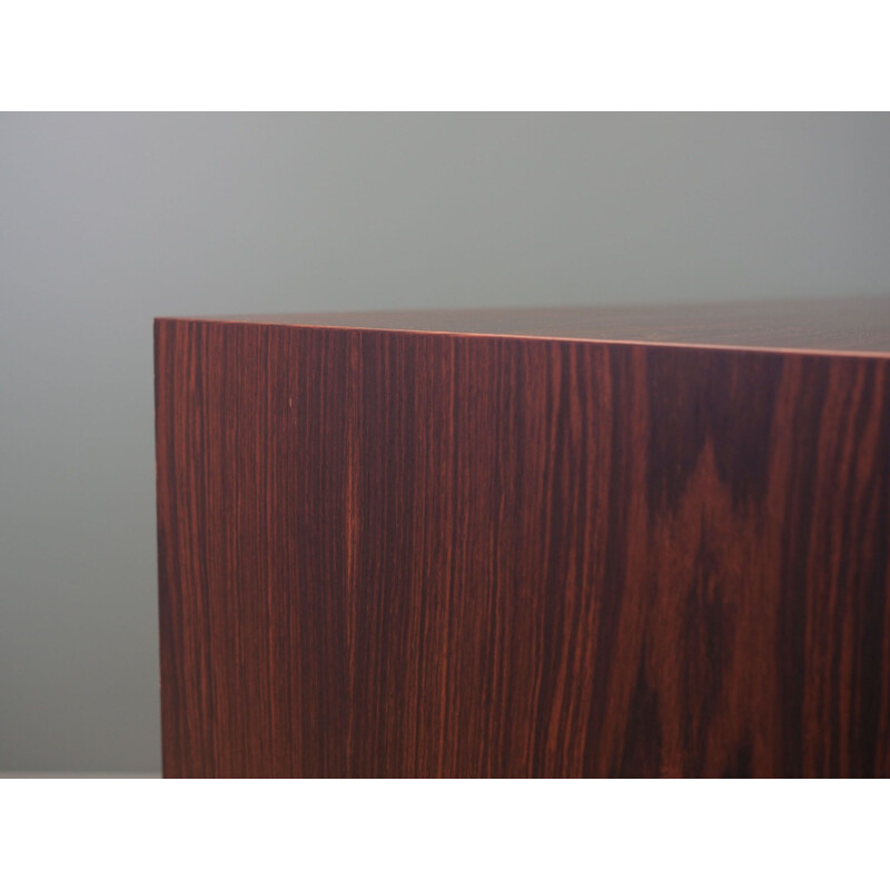 Mid-century rosewood highboard, Denmark 1970s