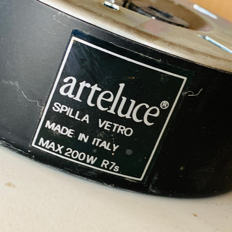 Paire d’appliques vintage Spilla de Luciano Pagani pour Arteluce, Italie 1980