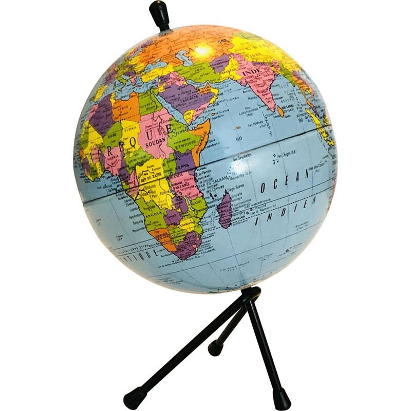 Mid century globe for Taride card