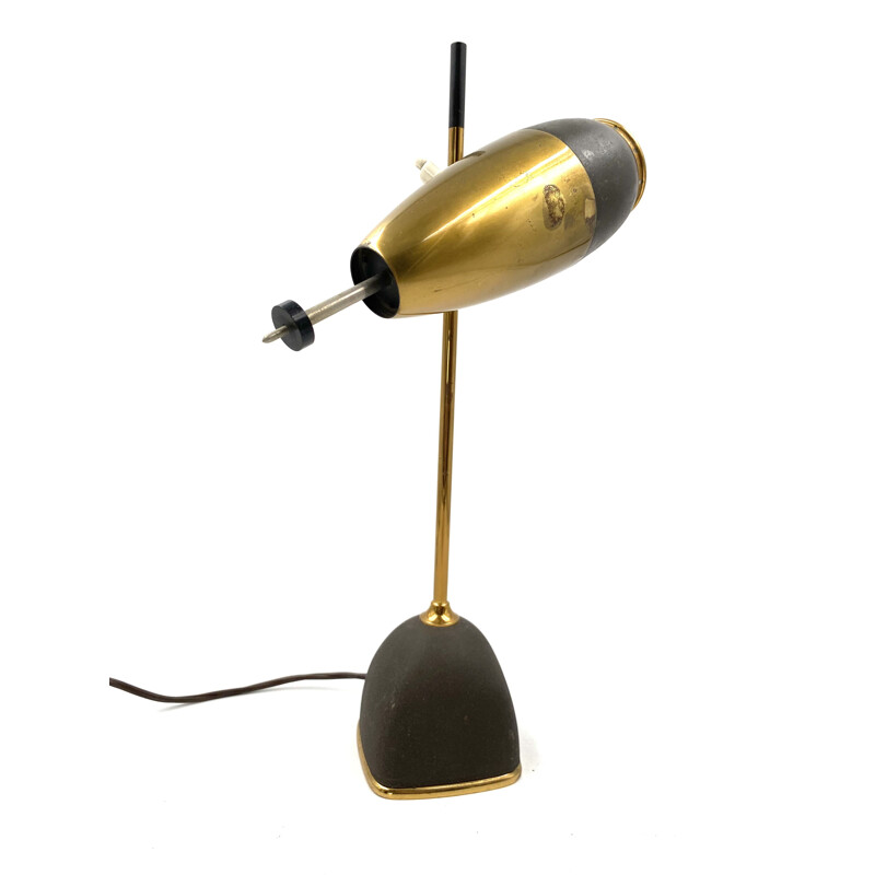 Lampe de bureau vintage mod. 577 par Oscar Torlasco pour Lumi, Italie 1960